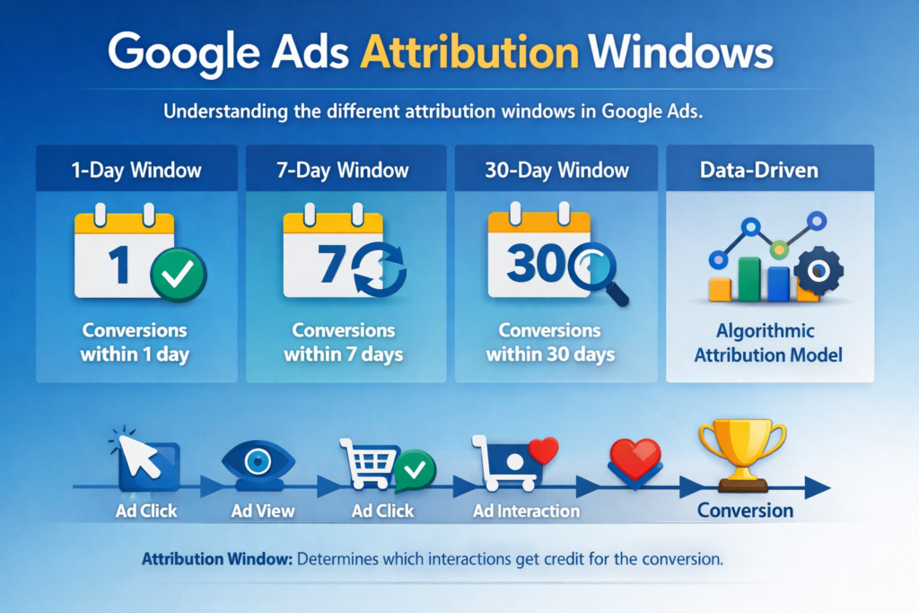 Google Ads Attribution Windows 7-Day vs 30-Day Click Window