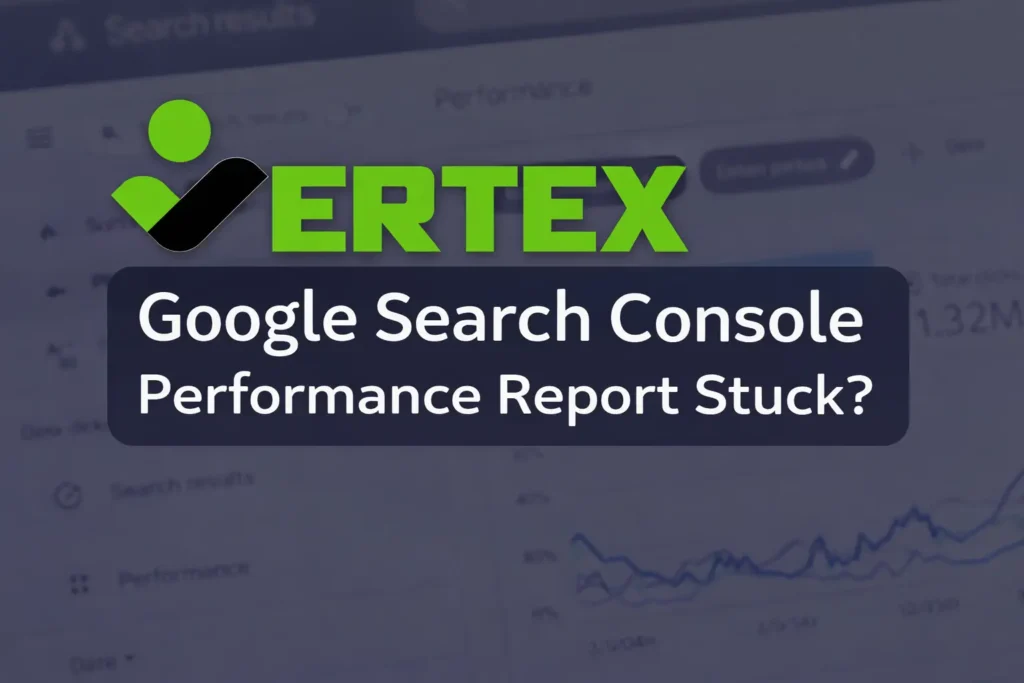 Google Search Console Performance Report Stuck